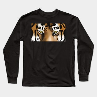 Tiger eyes staring into your soul Long Sleeve T-Shirt